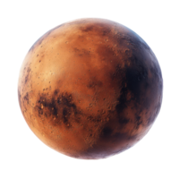 Exploring the reddish surface of Mars under distant stars png