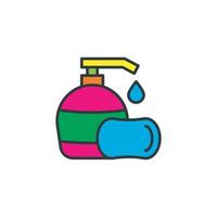 Soap icon templates vector