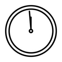 clock at new year vector