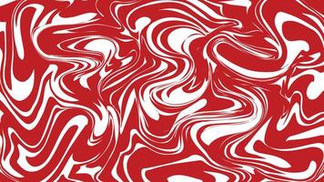 Red and White Swirl Art Mesmerizing Abstract Design vector