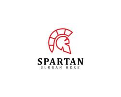 spartan helmet logo for sale. Logo is shaped with lines forming a spartan helmet that has an incorporated into design, vector