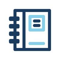 Note block icons. Elegant colored line icons for a clean look, suitable for websites, UI and mobile apps. vector