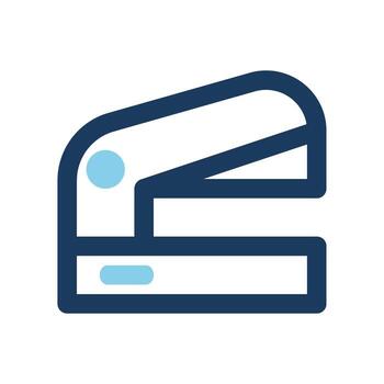 Staples icons color line symbols for supplies, office and school. Can be used for websites, UI and mobile apps. vector