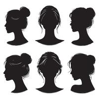 Shaded silhouette of a person's head and shoulders vector