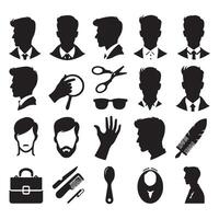 Silhouette design of an individuals head and shoulders vector