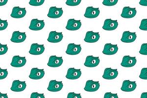 Lizard seamless pattern background template vector