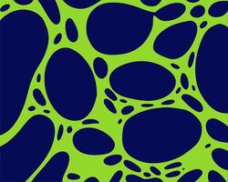 Soap bubble green and blue texture biomorphism chemical pattern background poster layout motif wallpaper print art vector