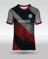 T-shirt design and jersey design matt color vector