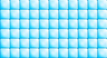 Mosaic blue colored tile buttons with rounded corners. Blue copy space for design of web pages and interface. 3D background vector