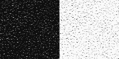 Seamless black and white texture with randomly scattered small particles, litter vector