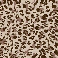 Abstract Brown animal skin Leopard, Cheetah, Jaguar print pattern. vector