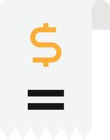 Receipt Bill Invoice vector