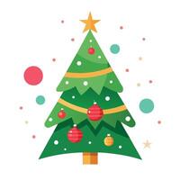 Abstract christmas tree background header wallpaper illustration vector