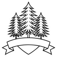 Fir tree background banner. Christmas tree branches green texture. no decorations vector