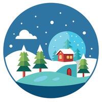 Winter. christmas background with snow. bokeh. copy space. High quality photo vector