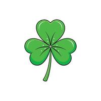 Clover with blurred background with space for text. concept St.Patrick 's Day vector