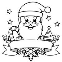 Christmas illustration background with large copyspace - stock photo vector