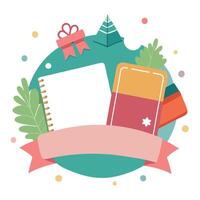 Soft christmas background for album design. notebooks. banners vector