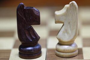 arrangement of chess pieces, a strategy game that sharpens your brain and focuses photo