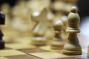 arrangement of chess pieces, a strategy game that sharpens your brain and focuses photo