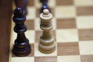 arrangement of chess pieces, a strategy game that sharpens your brain and focuses photo