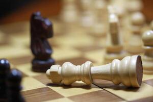 arrangement of chess pieces, a strategy game that sharpens your brain and focuses photo
