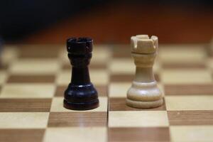 arrangement of chess pieces, a strategy game that sharpens your brain and focuses photo