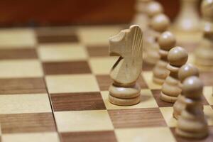 arrangement of chess pieces, a strategy game that sharpens your brain and focuses photo