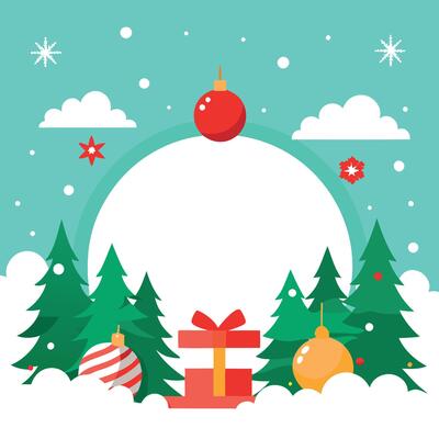 Photo of christmas background with copyspace. Christmas background concept.