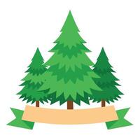 Fir tree background banner. Christmas tree branches green texture. no decorations vector