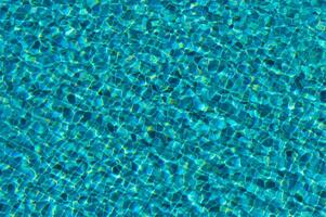 Rippling Azure Waters Gleam Under the Sun, Casting Dancing Reflections Across the Shimmering Surface of a Tranquil Pool photo