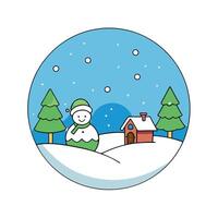 Winter. christmas background with snow. bokeh. copy space. High quality photo vector