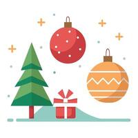 Minimal texture background for christmas and happy new year. vector