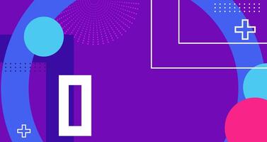 Trendy modern abstract background Purple color with abstract elements blue dark and light element design good for used on posters, banner, web and any more vector