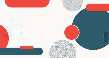 Modern Background geometric shape on white color background dynamic texture geometric solid color element design good for used on posters, banner, web and any more vector
