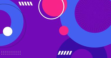 Trendy modern abstract background Purple color with abstract elements blue dark and light element design good for used on posters, banner, web and any more vector