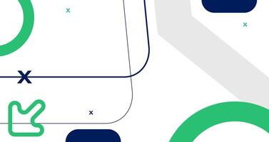 Abstract geometric background, Digital technology banner green shape background concept. Dynamic shapes composition element line graphic texture element design good for used on posters, banner, web vector