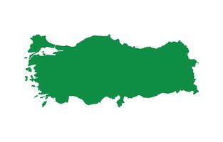Map of Turkey. Turkey Map on white background. vector