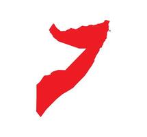 Map of Somalia. Somalia Map on white background. vector