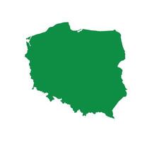 Map of Poland. Poland Map on white background. vector