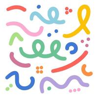 Collection of simple colorful seamless patterns. Suitable for the required design composition vector
