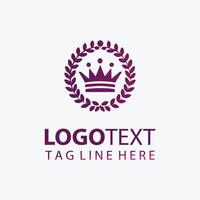 Logo with Leaves Symbolizing Love and Growth vector