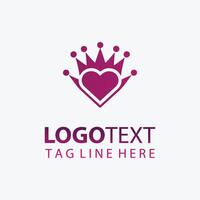 logo with sparkling signal waves perfect for a dating app vector
