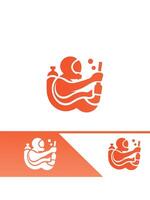 Logo design for a diving company vector