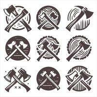 Set of axes and axes vector