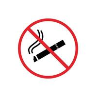 Road sign icon, No Smoking. suitable for poster use and web icons vector