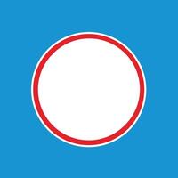 Road sign icon, Entry not Allowed. suitable for poster use and web icons vector