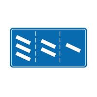 road sign icon, Countdown markers traffic on blue checkered board. suitable for poster use and web icon vector
