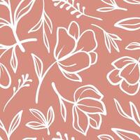 Modern minimalistic seamless pattern. Contemporary background with tropical abstract minimalist shapes. Trendy illustration perfect for prints, fabric, wrapping paper, textile, wallpaper. vector