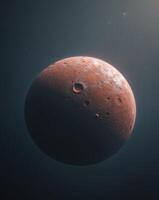 An artist's rendering of the moon photo